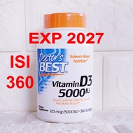 Doctors Best Vitamin D3 5000 IU 360 Doctor's Doctor Best Vit D3 5000