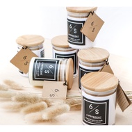 6perscent's Scented designer's soy candle with 100% FDA approved essential oils (blends)