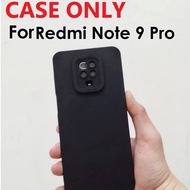 EllaStuff Xiaomi Redmi Note 9 Pro Case Softcase BLACK MATTE CAMERA PROTECTION Case Casing Hp Redmi Note 9 Pro