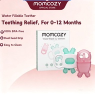 Momcozy Baby Teether Toys | Food Grade Silicone Teething Relief 0-6 Months | Toy 6-12 Months | Baby 