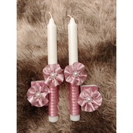 Unity candle(2pcs w/free posporo) Size 19