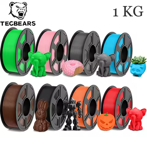 TECBEAS PETG 3D Printer Filament petg 1.75mm Neatly Wound Coloful HighToughness for 3D Filament from