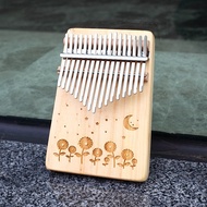 เพลทไม้สน 17 คีย์ ลายดอกไม้ ลายกราฟิก ลายการ์ตูน Kalimba 17 Key Plate Pine Wood พร้อมส่ง ราคาถูก คาลิมบา เปียโนนิ้วมือ แบบเพลท BSXBKK