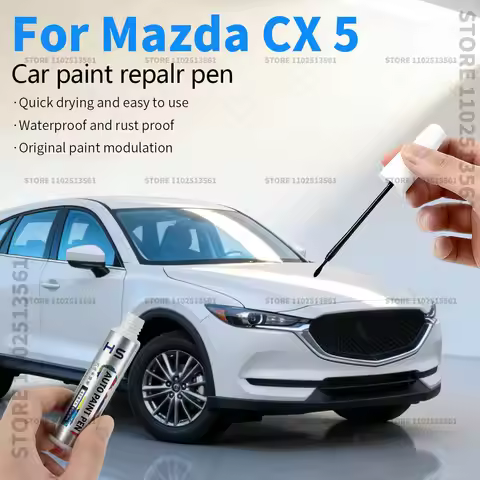 Car Paint Repair Pen For Mazda CX 5 Paint Scratch Repair Accessories White 34K Red 42V Silver 45P Gr