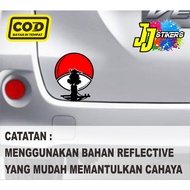 Uchiha Itachi replacement cutting sticker, Itachi cutting sticker, Itachi image on the electrical po
