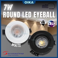 [SIRIM APPROVED] IMITOS 7W Eyeball LED Recessed Lighting Recessed LED Adjustable Surface Downlight L