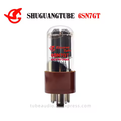 2023 SHUGUANG 6SN7GT Vacuum Tube Electron Tube Audio Tube Amplifier Replace EH 6SN7/6N8P/CV181-Z/E6S