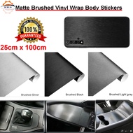 Matte Brushed Sticker Car Body Vinyl Wrap Auto Stickers Persona New Saga BLM FLX Wira Waja Myvi Viva