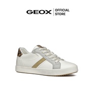 GEOX รองเท้าผ้าใบผู้หญิง รุ่น D BLOMIEE - OPTIC WHITE/SILVER FW24 (D456HCC1151F_F4WTSI)