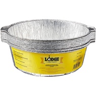 Lodge 12-Inch Aluminum Foil Dutch Oven Liners, 12-Pack, Silver