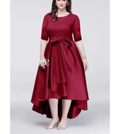 Brocade DRESS JUMBO XL DRESS NORABEL Brocade Party DRESS PREMIUM Combi VELVET 9colors