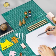 LONNGUVO Paper Cutting Pad, PVC A1/A2/A3/A4/A5/A6 Cutting Board, Multifunctional Grid Line Double Si