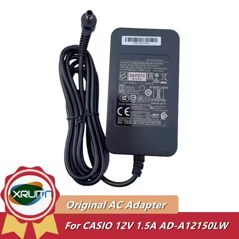 Genuine AD-A12150LW AC Adapter Charger for Casio AP-220 AP-260 PX-150 PX-160 PX-358 PX-360 Piano Key