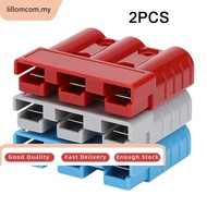 <LOMC>2X For Anderson Style 3 Pin 50A Plug DC-DC Charger Solar Power Connector Plug
