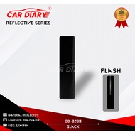 Reflective/reflective STICKER Material CAR DIARY (BLACK)/Reflective L61 CM X P50 CM