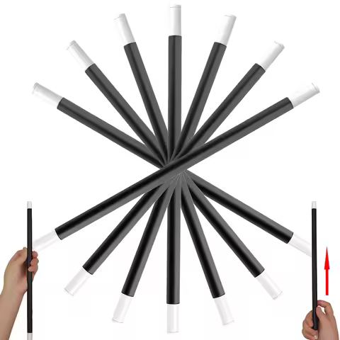 1-5pcs 24.5cm Automatic Rising Magic Wand - Easy to Master, Perfect for Stage/Close-Up/Family Party 