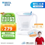 碧然德（brita） 设计师滤水壶过滤净水器净水壶style Cool壶+滤芯2.4L装新品 style cool+5枚专家版滤芯（到手1壶6芯 style cool