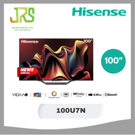 [NEW 2024] Hisense TV 100U7N ทีวี 100 นิ้ว Mini LED ULED 4K VIDAA U7 Quantum Dot Colour Voice contro