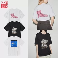 Uniqlo x Kaws 印花短袖 白粉/黑色環抱/白藍漂浮 341-467774 / 341-467775 / 341-467525 S 白粉