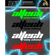 Altech Racing Exhaust Cutting Motorcycle Sticker, Heat Resistant, Rx King CSZ.09