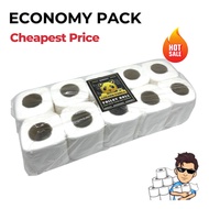 Golden Panda Economy Pack Toilet Roll Small/ Pulp Paper 2ply- 10 Rolls Per Pack