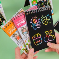 Children's DIY Scratch Art Book Creative Colorful Doodle Book Kindergarten Art Supplies Student Stat