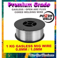 1kg 0.8mm / 1.0mm Powerweld Gasless MIG Wire / Flux Cored Gasless Mig Welding Wire