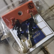 Palnart poc x 魔女宅急便 黑貓吉吉掃帚耳環 全新連包裝袋
