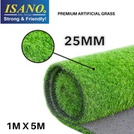 [5 YEARS WARRANTY] ISANO PREMIUM ARTIFICIAL GRASS (25MM) 1MX5M KARPET RUMPUT ISANO 1MX1 Meter /5 met