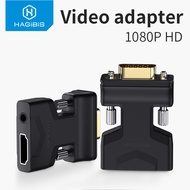 Hagibis HDMI-compatible to VGA Adapter with Audio Port Female Video Converter 1080p 3.5mm for HDTV PS4 TV Box Monitor Projector Xbox 360 PS4 PC Laptop