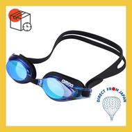 Arena Swimming Glass [Silky] Fitness Goggles (Mirror Lens, Non-fogging) Emerald × Blue (EMBL) Free Size AGL-3300M Free Size