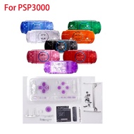 Kualiti Terbaik Untuk PSP3000 PSP 3000 3006 Housing Shell Clear Transparent Case Cover