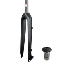 TOSEEK Full Carbon MTB Rigid Fork, 26in 27.5in 29in / Offset 45mm / 1/8" Straight Tube Threadless/Di