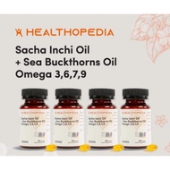 Healthopedia Sacha Inchi + Sea Buckthorns Oil Softgel (60 Pcs/Bottle)