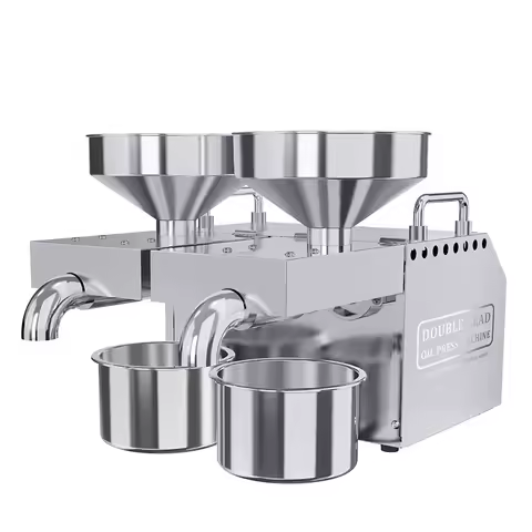 Automatic Oil Press Machine Electric Oil Extractor for Home & Commercial Use Sesame Canola Sunflower