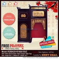 ALTAR TABLE with ANCESTOR TABLE (COPPER TABLE TOP) 风水神台 – BEST PRICE, GOOD QUALITY & FREE DELIVERY (