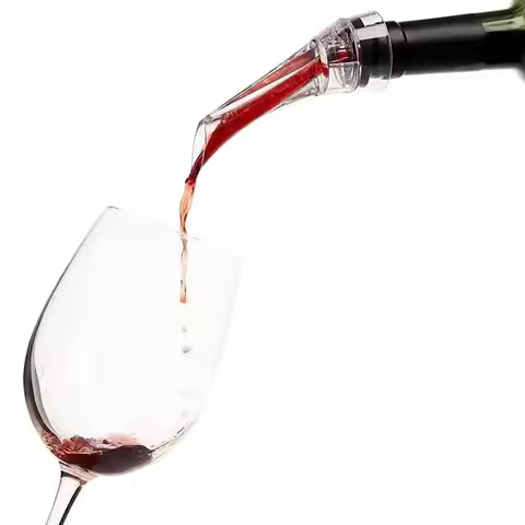 Stainless Steel Wine Decanter Fast Decanter Mini Wine Filter Air Intake Bottle Pourer Aerator for Ho