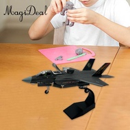 MagiDeal 1/72 Scale F35 B Fighter Jet Model with Display Stand Collection Aircraft Model