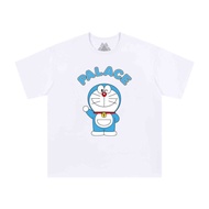 Fashion Doraemon Doraemon Doraemon Printed Couple Loose Round Neck Short-Sleeved T-Shirt Cotton Fash
