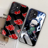 T-25 Naruto Tempered Glass Case for Samsung S24 S25 FE S21 Plus Ultra Case