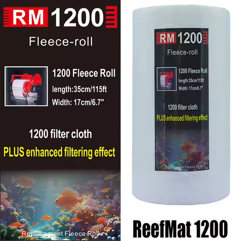 Red Sea ReefMat 250/500/1200 Premium Quality Filter Paper Roll Replacement Kit Fit for Red Sea Filte