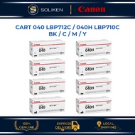 CANON CART 040 BK / C / M / Y / 040H BK/ C / M / Y TONER (100% ORIGINAL) LBP712Cx CANON 040 TONER CA