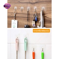 Wall Hooks Set Of 10 Hangers Hanging Hook Glue Strong Adhesion