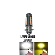 Original Motorcycle Headlight H6 Laser 30 Led Alien H6 Led Laser 2 Colors Hi / Loo 20 Watt | H6 Main