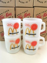 Fire King Milk Glass  McDonald's Stacking  Coffee Mug  Fireking