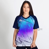 KAOS OLAHRAGA WANITA PRINTING/BAJU VOLLY WANITA/ATASAN OLAHRAGA WANITA/BAJU TRAINING/BAJU BADMINTON/