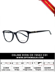 frame Kacamata Celine Dion CD 7252Z C01 Original