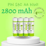 Pin sạc Kiwi Ni-MH AA vỉ 4 viên 2800 - 3300mAh Rechargeable