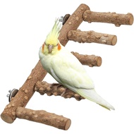 Tangga Burung IBWell untuk Sangkar Burung, Tempat Perhiasan untuk Burung Nuri, Burung Parkit, Burung