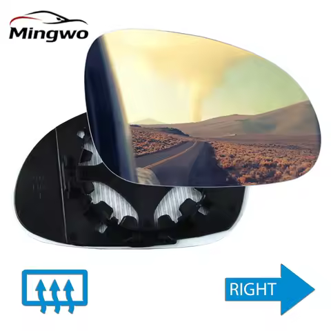 Right Side Door Wing Mirror Glass Heated Aspherical For VW Golf V MK5 1K1 1K5 Passat 3C B6 B7 B5.5 J
